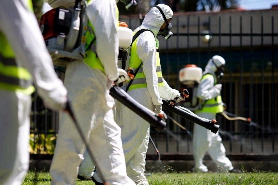 Saneamiento en espacios verdes con técnicos especializados
